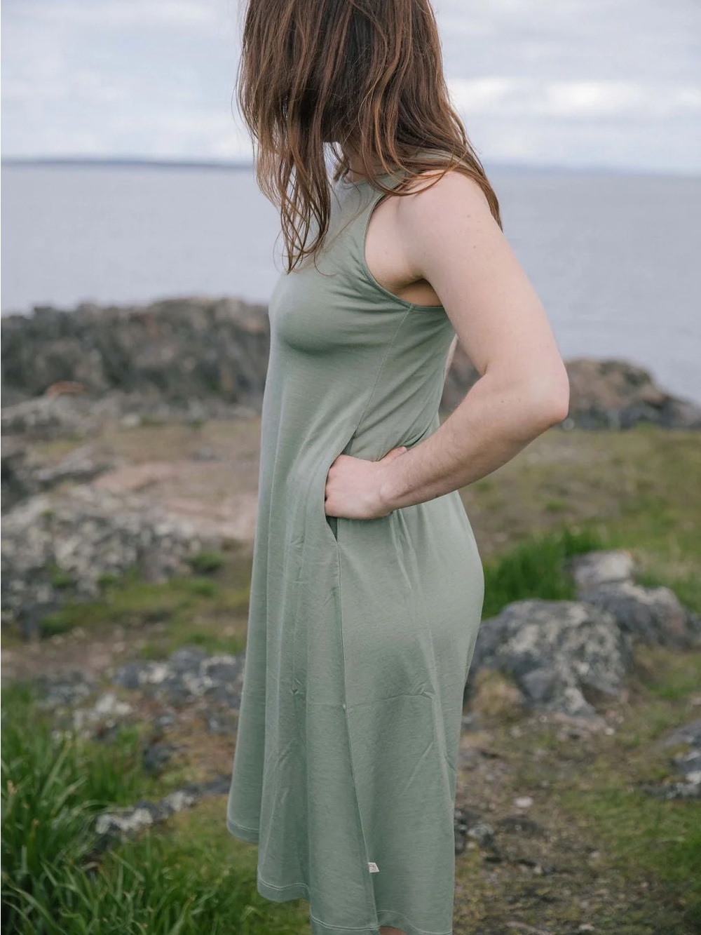 Simply Merino tank dress